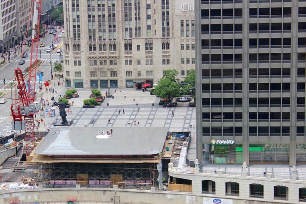У Чикаго відкриють новий Apple Store з дахом у вигляді MacBook