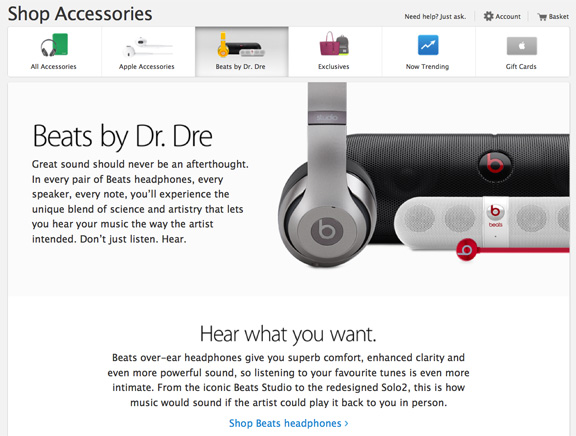 Apple відкрила в онлайн-магазині розділ Beats by Dr. Dre