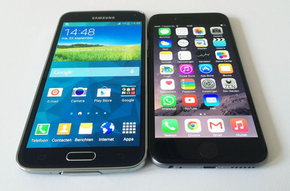 iPhone 6 проти Samsung Galaxy S5: тест швидкодії в реальному житті [відео]