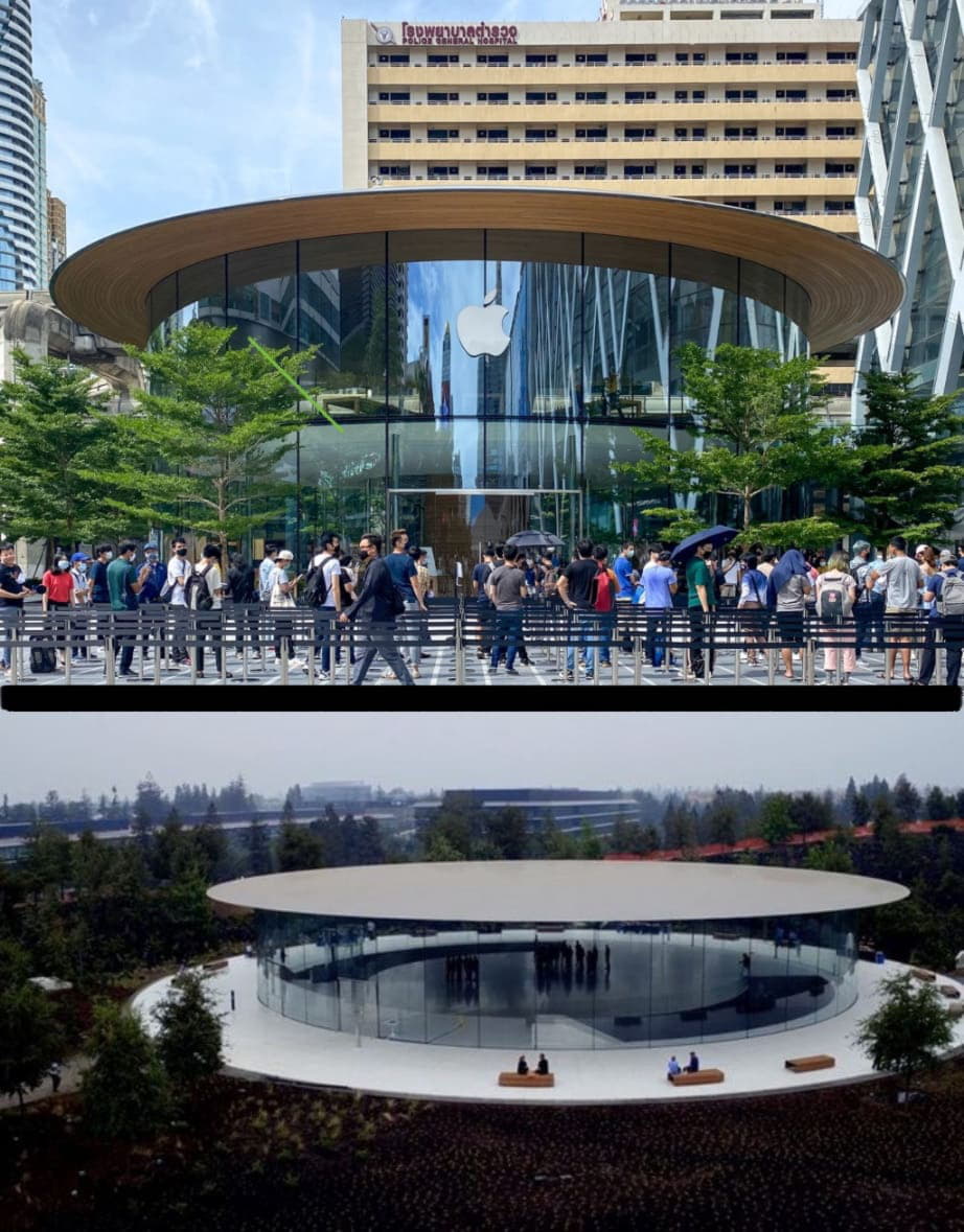 У Тайланді відкрилася маленька копія космічного офісу Apple в Купертіно