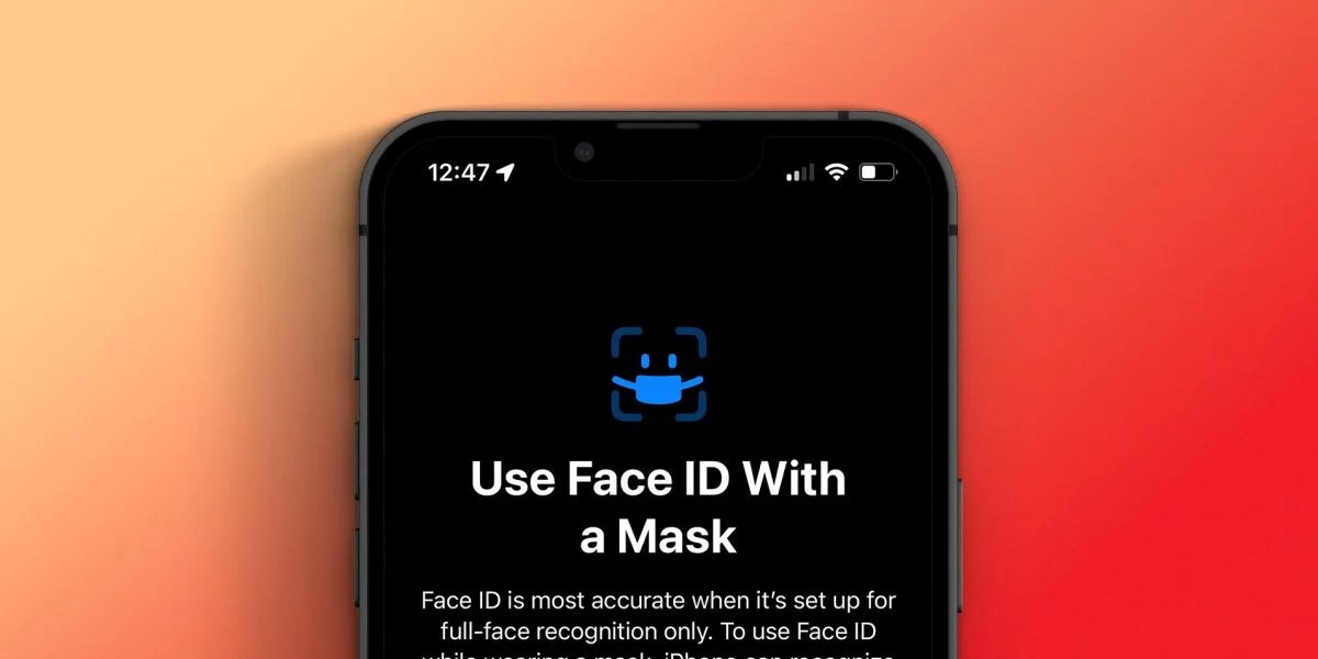 Face ID в iPhone тепер зможе розпізнавати обличчя в масці