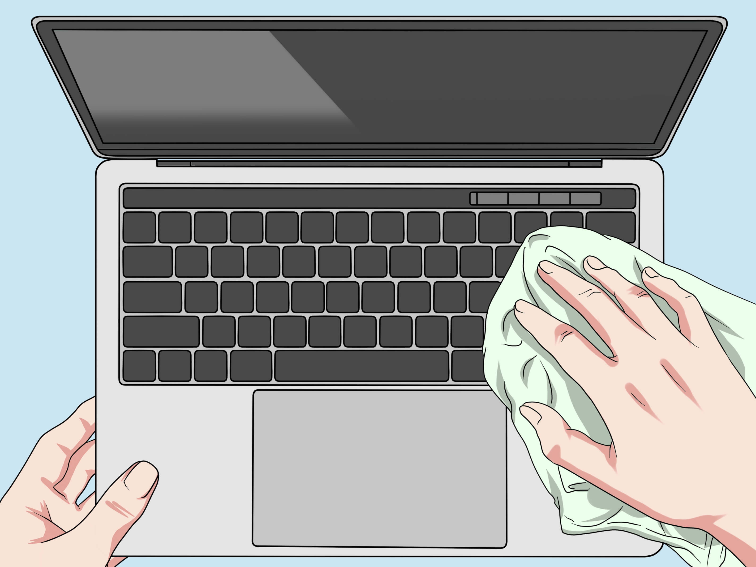 Як правильно чистити клавіатуру та екран Mac? Корисні поради від Apple Room!