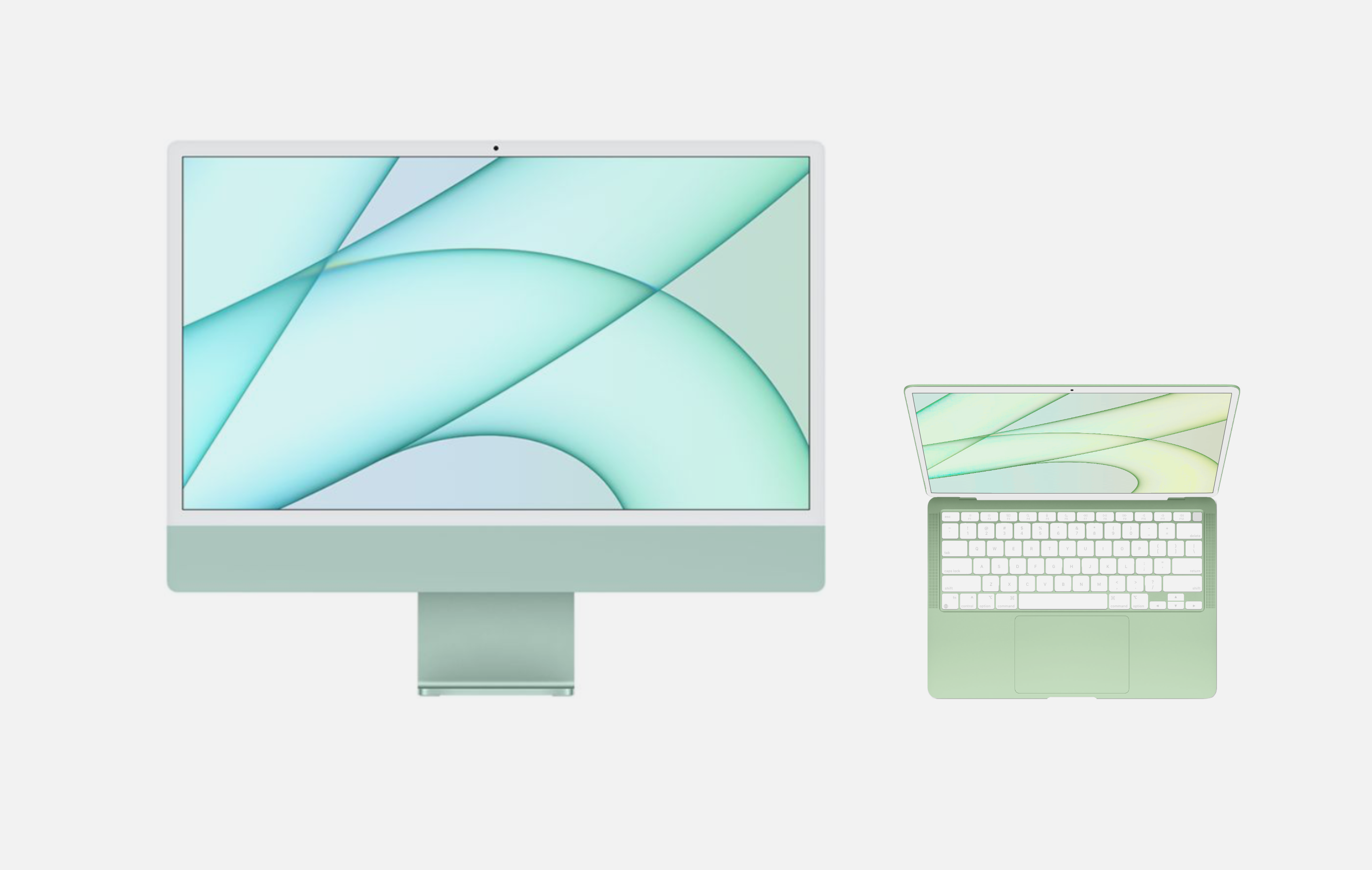 MacBook Air в стилі нового iMac з M1