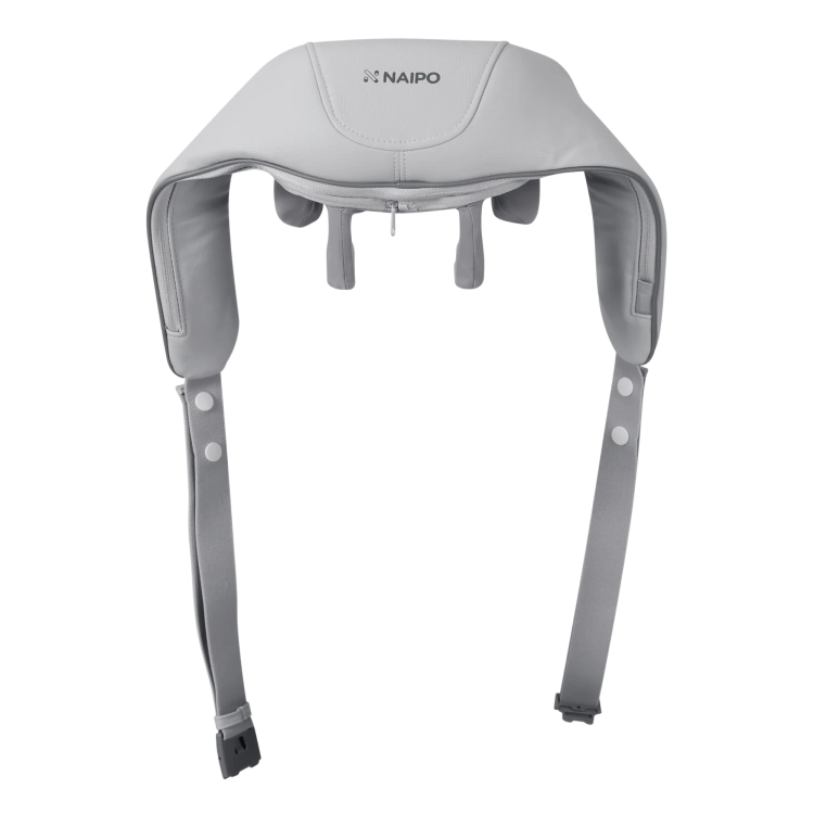 Масажер з підігрівом для плечей і шиї Naipo (MGS-2301) (GREY)