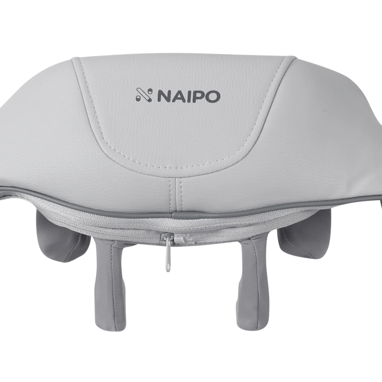 Масажер з підігрівом для плечей і шиї Naipo (MGS-2301) (GREY)