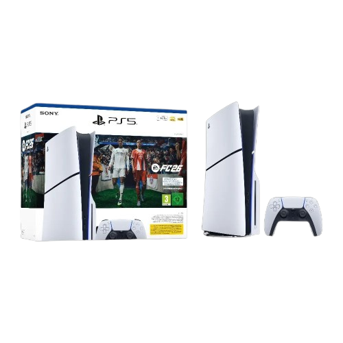 Ігрова приставка Sony PlayStation 5 Slim (BluRay) (EA SPORTS FC 26 Bundle) (1TB) (Standard) Ігрова приставка Sony PlayStation 5 Slim (BluRay) (EA SPORTS FC 26 Bundle) (1TB) (Standard)