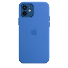 Чехол Silicone Case для iPhone 12/12 Pro (FoxConn) (Capri Blue)