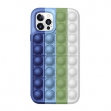 (C100) Чехол Pop It для iPhone 12 Pro Max (Blue)