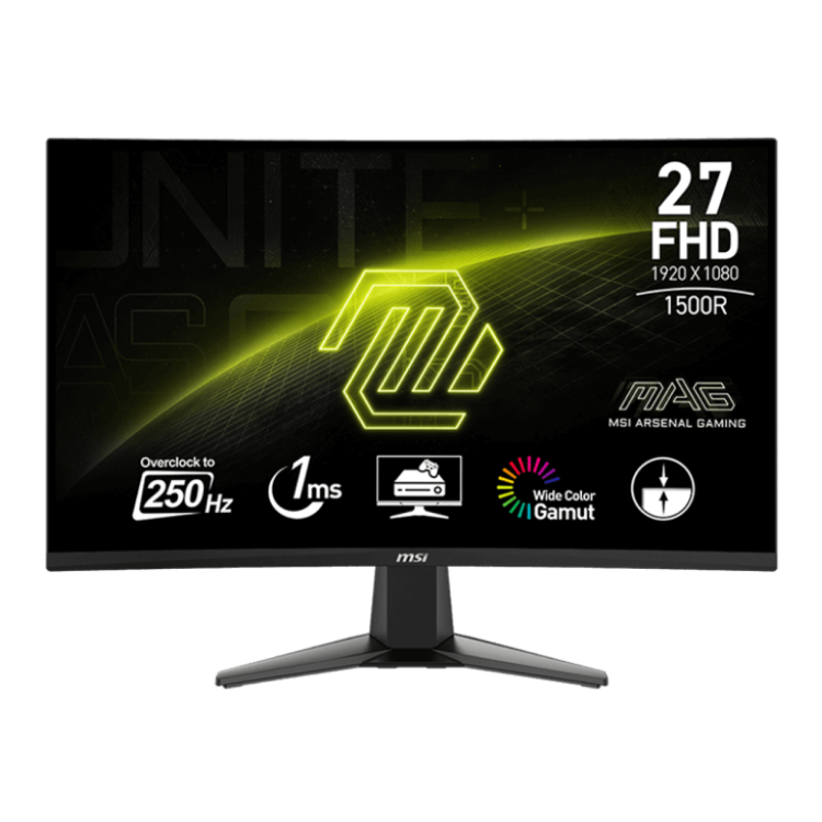 Монітор MSI 27" MAG 27C6X VA 250Hz (UA)