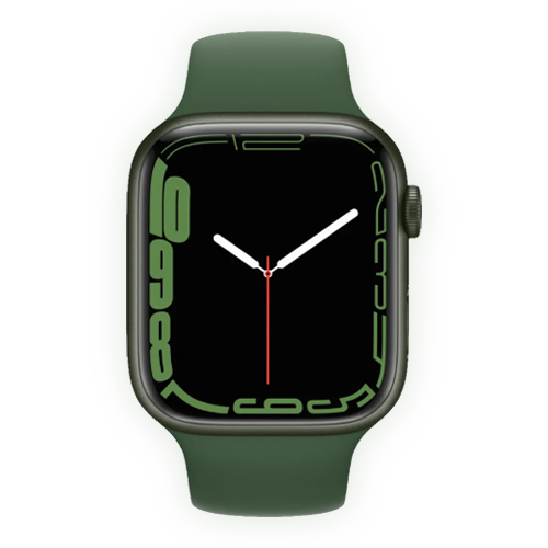 Apple Watch Series 7 45mm GPS Green Aluminum Case With Green Sport Band (MKN73) бу