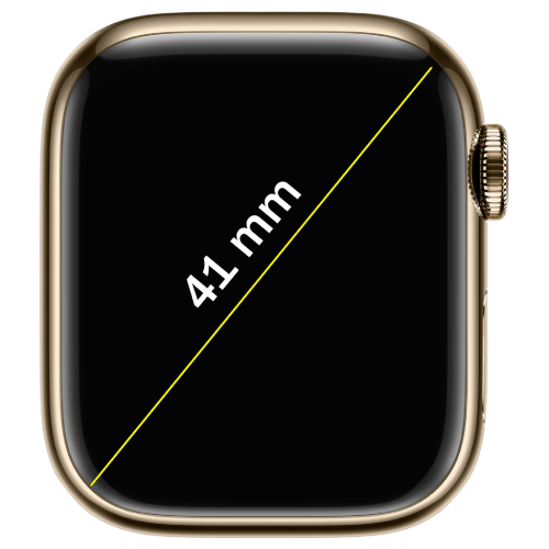 Apple Watch Series 8 41mm Starlight Aluminum Case with Starlight Sport Band (MNP63) бу
