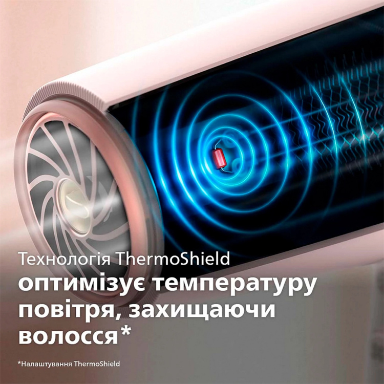 Фен Philips Series 5000 (White/Metallic) (BHD501/00)