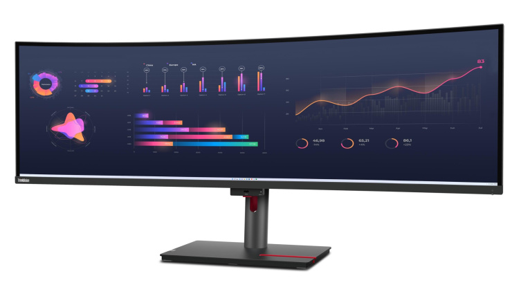 Монитор Lenovo 49" ThinkVision P49w-30 IPS 60Hz 63DBRAT1UA (UA) Монитор Lenovo 49" ThinkVision P49w-30 IPS 60Hz 63DBRAT1UA (UA)