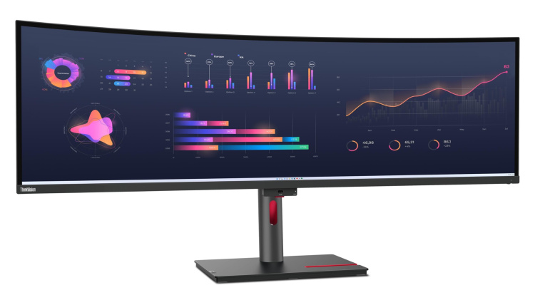 Монитор Lenovo 49" ThinkVision P49w-30 IPS 60Hz 63DBRAT1UA (UA) Монитор Lenovo 49" ThinkVision P49w-30 IPS 60Hz 63DBRAT1UA (UA)