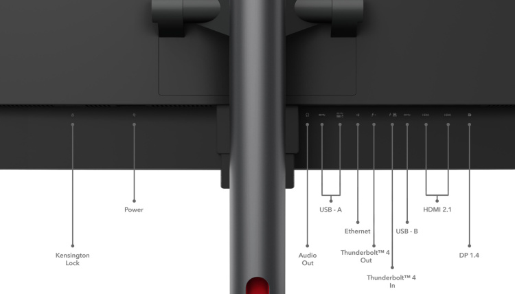 Монитор Lenovo 49" ThinkVision P49w-30 IPS 60Hz 63DBRAT1UA (UA) Монитор Lenovo 49" ThinkVision P49w-30 IPS 60Hz 63DBRAT1UA (UA)