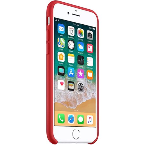 Чехол Smart Silicone Case для iPhone 7/8 Original (FoxConn) (Red)