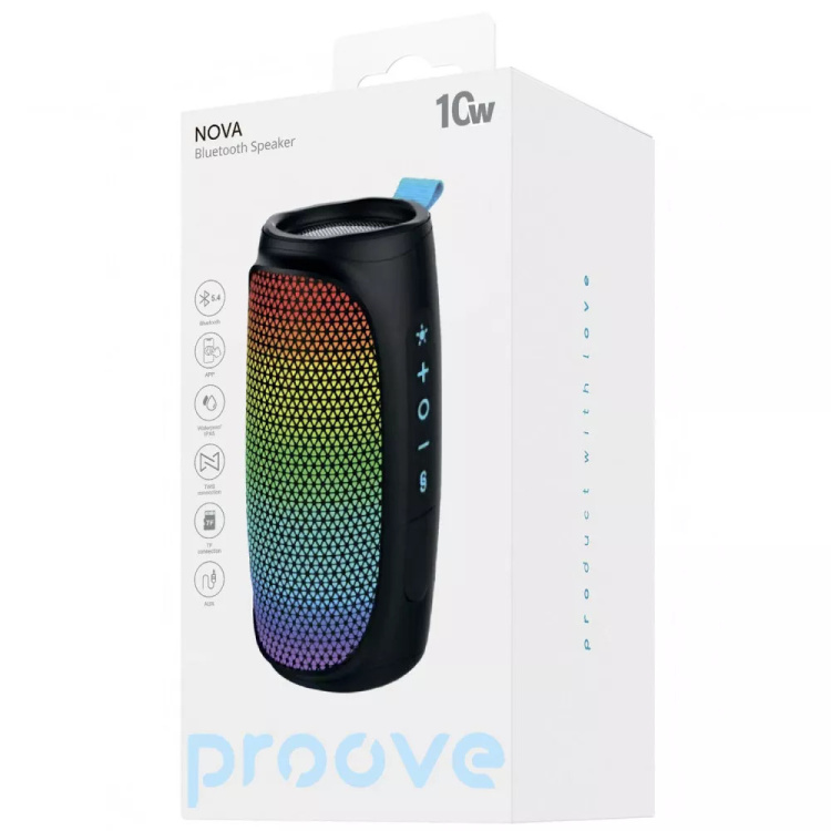 Портативная акустика Proove Nova 10W (APP) Black