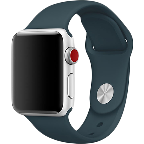 Ремінець для Apple Watch 38/40mm Sport Series 1:1 Original (Dark Green) Ремінець для Apple Watch 38/40mm Sport Series 1:1 Original (Dark Green)