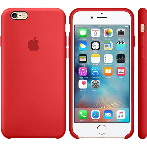 Чехол Smart Silicone Case для iPhone 6/6S Original (FoxConn) (Red)