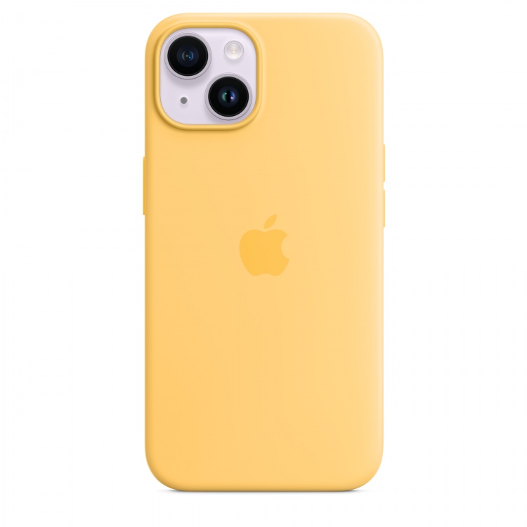 Чохол Silicone Case для iPhone 14 (FoxConn) (Sunglow)