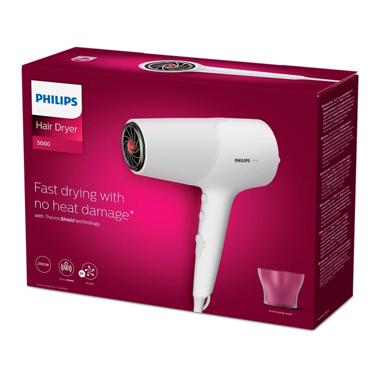 Фен Philips Series 5000 (White) (BHD500/00)
