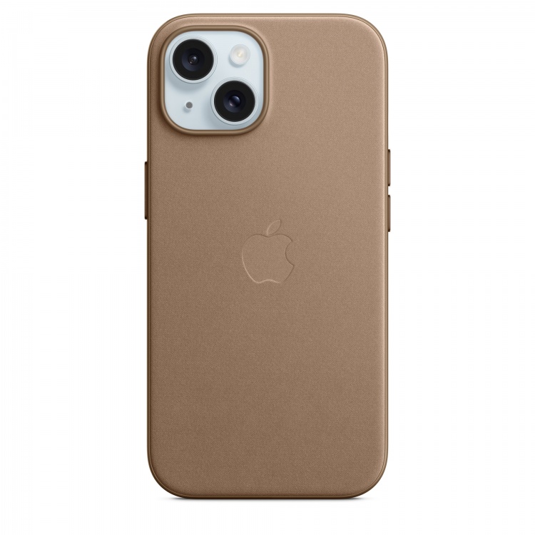 Чохол Apple FineWoven для iPhone 15 with MagSafe (Taupe) Чохол Apple FineWoven для iPhone 15 with MagSafe (Taupe)