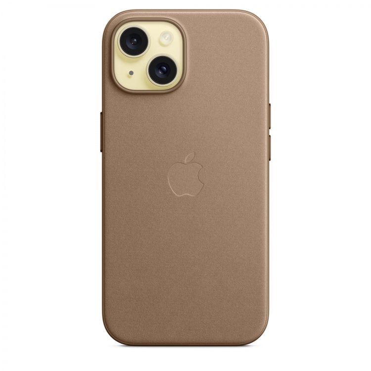Чохол Apple FineWoven для iPhone 15 with MagSafe (Taupe) Чохол Apple FineWoven для iPhone 15 with MagSafe (Taupe)