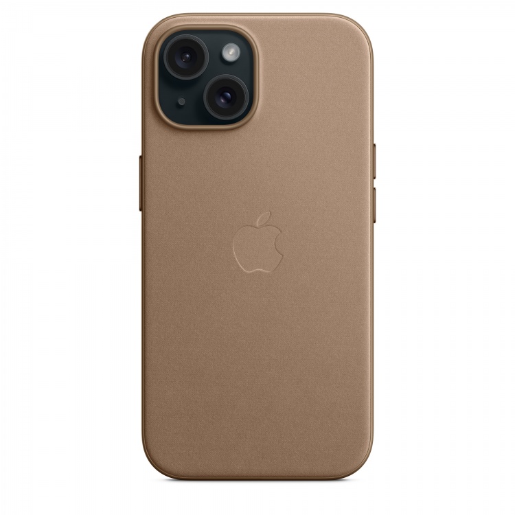 Чохол Apple FineWoven для iPhone 15 with MagSafe (Taupe) Чохол Apple FineWoven для iPhone 15 with MagSafe (Taupe)