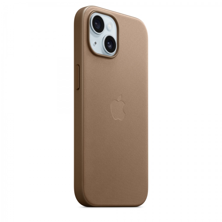 Чохол Apple FineWoven для iPhone 15 with MagSafe (Taupe) Чохол Apple FineWoven для iPhone 15 with MagSafe (Taupe)
