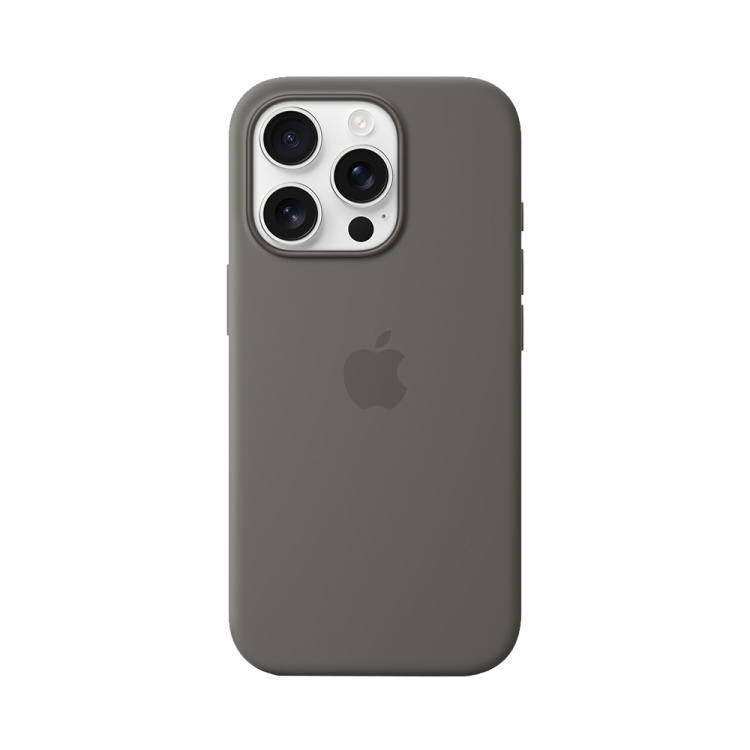 Чохол Apple Silicone Case with Magsafe для iPhone 16 Pro Stone Gray (MYYL3)