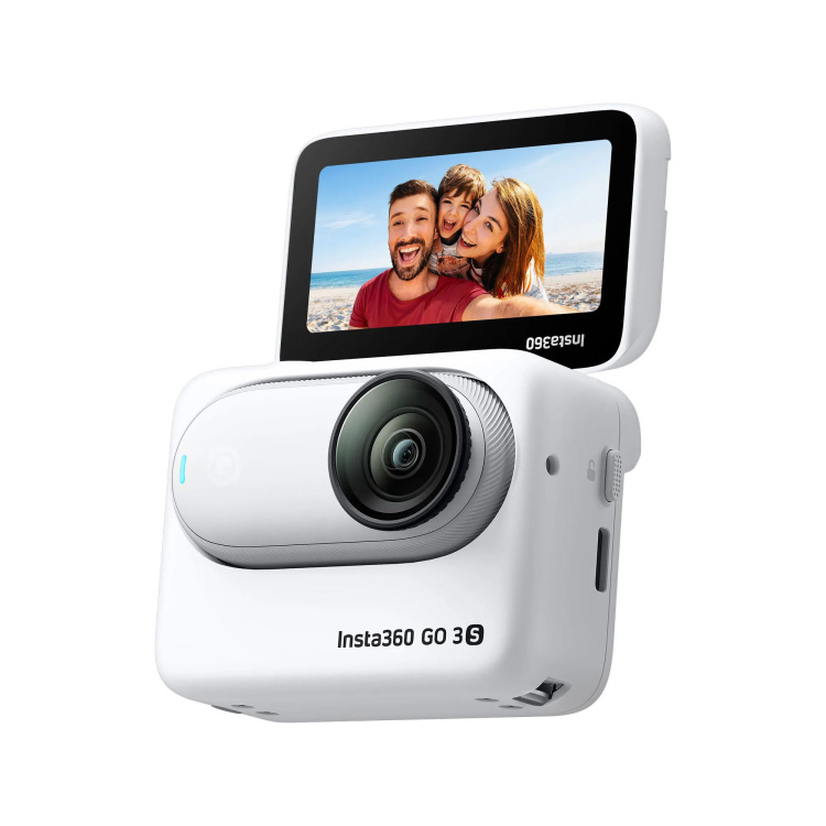 Екшн-камера Insta360 GO 3S 4K Standard Bundle 64GB Arctic White (CINSAATA_GO3S06)
