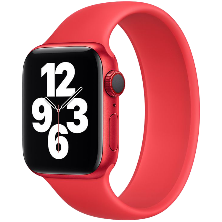 Ремінець для Apple Watch 42/44mm Solo Loop Series (Red) [size M]