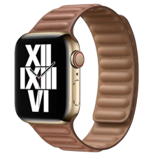 Ремінець для Apple Watch 38/41 Leather Link Series (Brown)