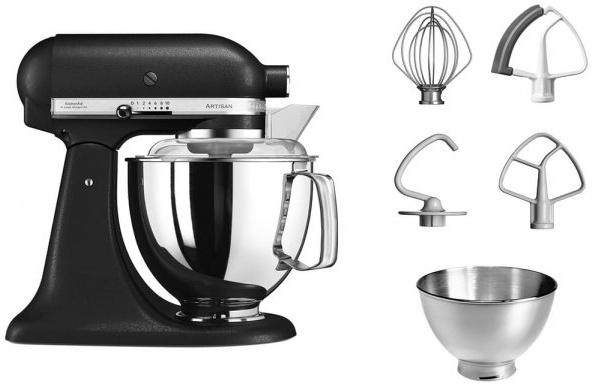 Планетарний міксер KitchenAid Artisan 4,8 л 5KSM175PSEBK Cast Iron (UA)