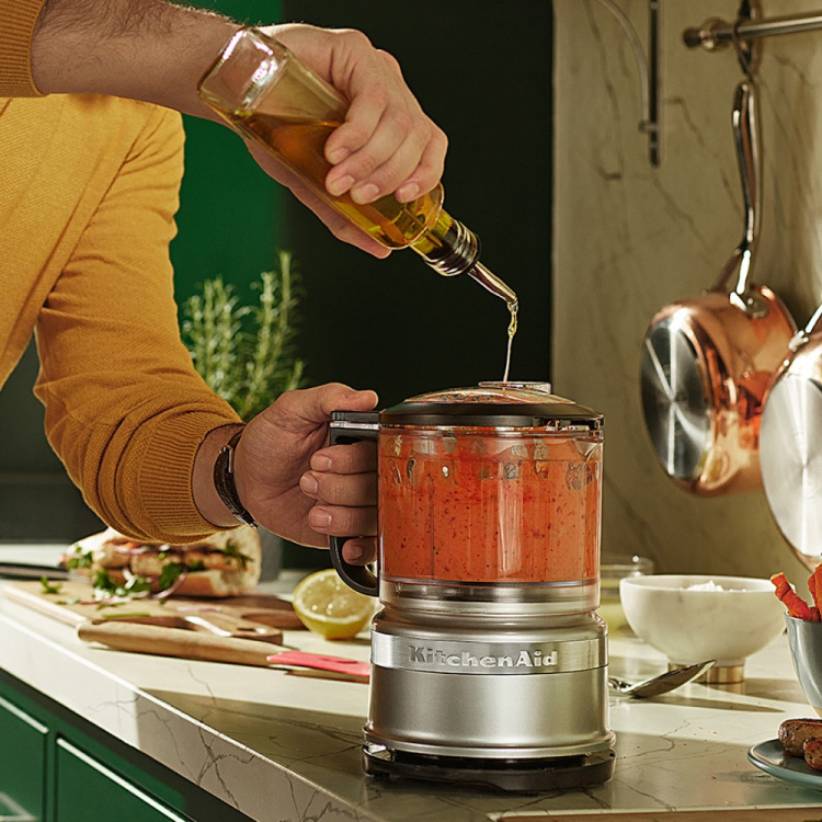 Кухонный миникомбайн KitchenAid 830мл 5KFC3516ECU Silvery (UA)