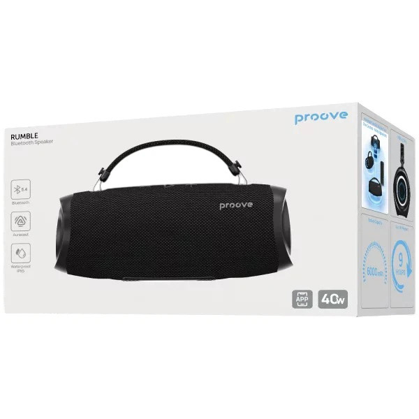 Портативная акустика Proove Rumble 40W (APP) Black