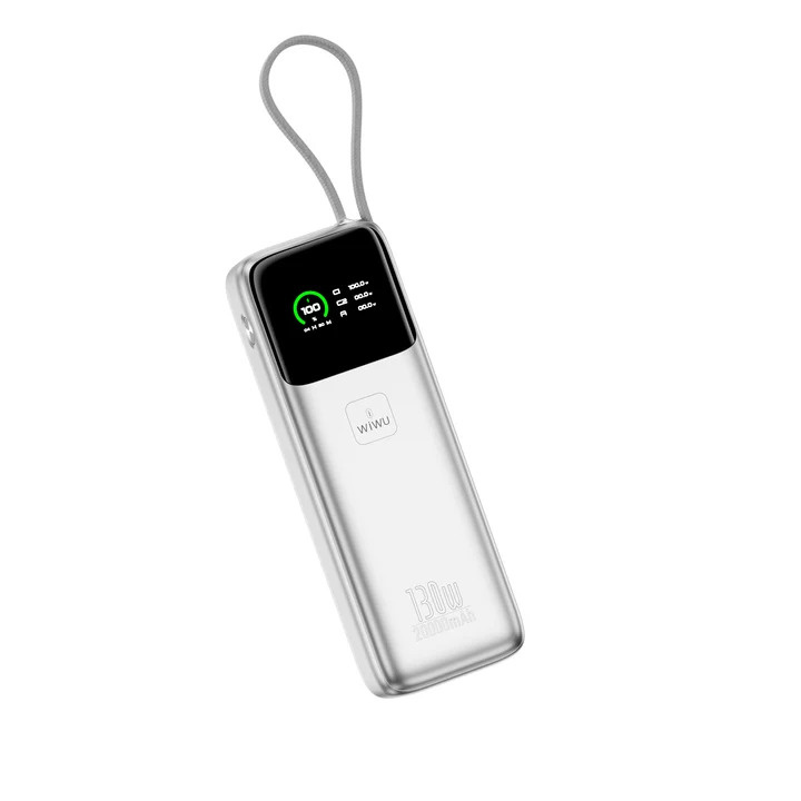Зарядний пристрій Power Bank WiWU Mega 20000mAh, 130W Fast Charge PM301 (6979107512744)