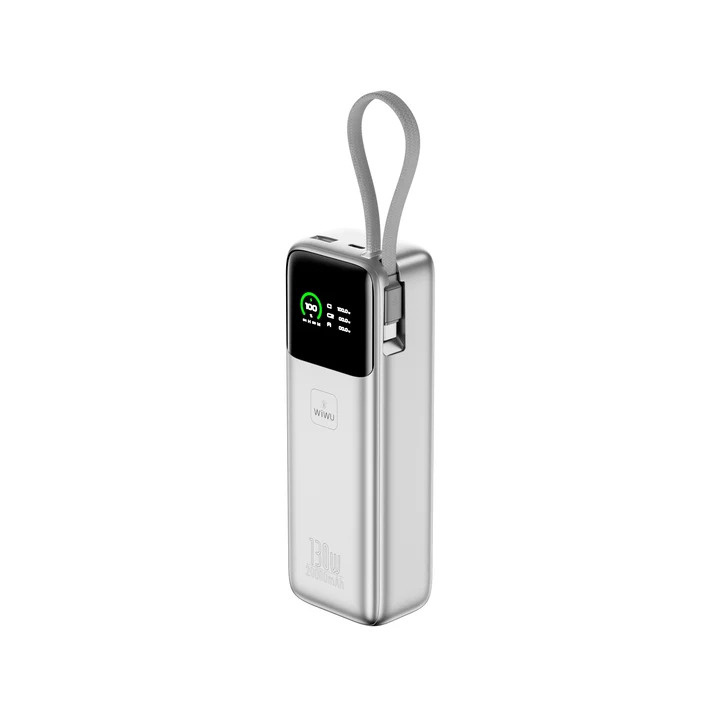 Зарядний пристрій Power Bank WiWU Mega 20000mAh, 130W Fast Charge PM301 (6979107512744)