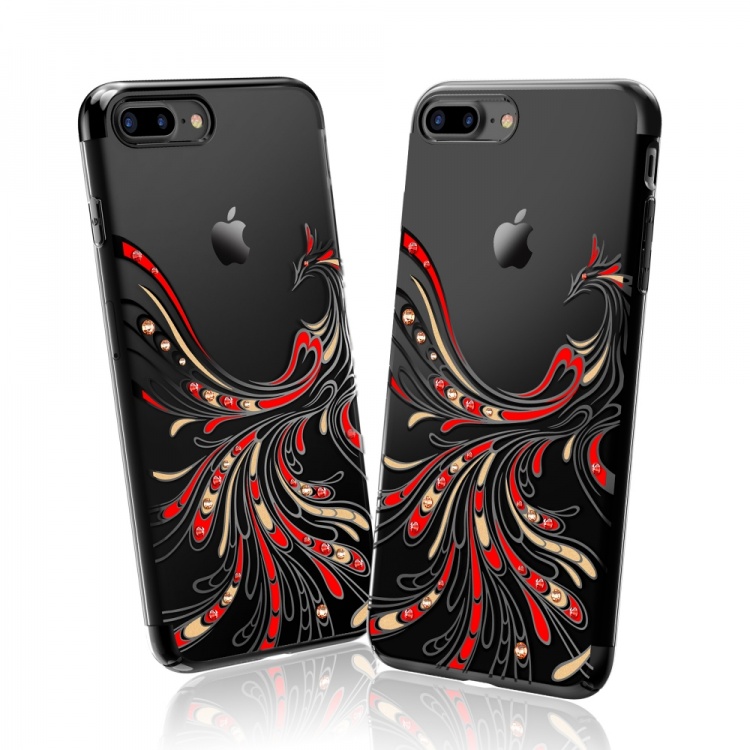 Чохол KingXBar для iPhone 7+/8+ Swarovski Phoenix Series (Black)
