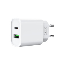 Адаптер XO CE02A PD20W+QC18W Fast Charger (White)