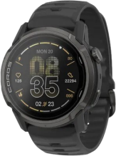 Смарт-годинник Coros Apex 4 46mm Black with Black Silicone Band (WAPX4-BLK-46)
