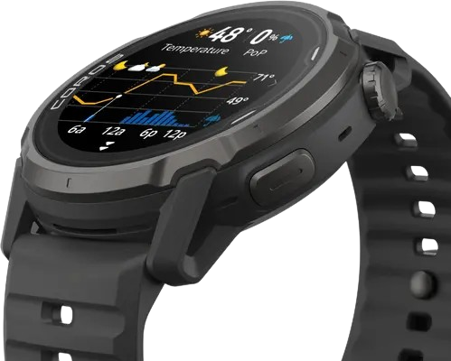Смарт-годинник Coros Apex 4 46mm Black with Black Silicone Band (WAPX4-BLK-46) Смарт-годинник Coros Apex 4 46mm Black with Black Silicone Band (WAPX4-BLK-46)