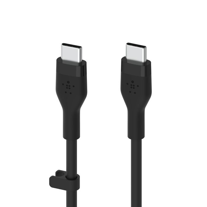 Кабель Belkin Silicone USB-C - USB-C 2m Black (CAB009BT2MBK)