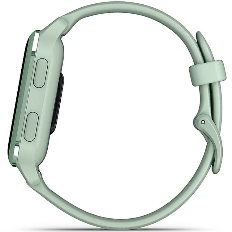 Garmin Venu Sq 2 Metallic Mint Aluminum Bezel with Cool Mint Case and Silicone Band (010-02701-02/12)