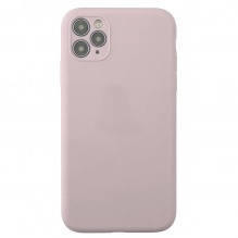Чехол Silicone Case Full Camera для iPhone 11 Pro Max (Pink Sand)