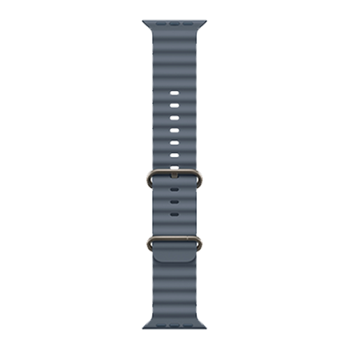 Apple Watch Ultra 3 GPS + Cellular, 49mm Natural Titanium Case with Anchor Blue Ocean Band (MEWH4)