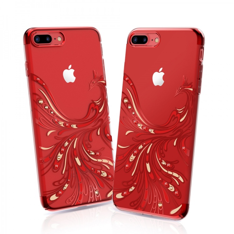 Чохол KingXBar для iPhone 7+/8+ Swarovski Phoenix Series (Red)