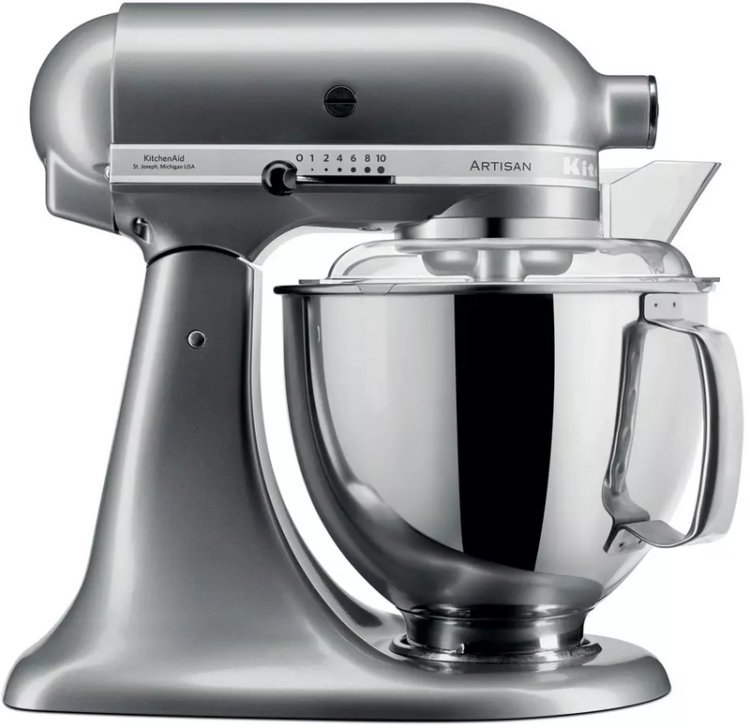 Планетарний міксер KitchenAid Artisan 4,8 л 5KSM175PSECU Silvery (UA)