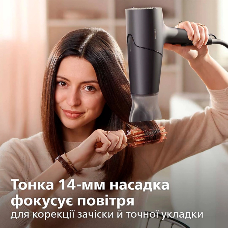 Фен Philips Series 5000 (Dark Blue/Metallic) (BHD504/00)