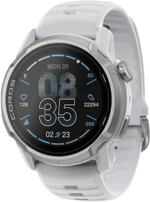 Смарт-годинник Coros Apex 4 46mm White with White Silicone Band (WAPX4-WHT-46)